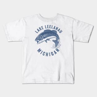 Lake Leelanau Michigan Kids T-Shirt